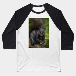 Eastern Grey Squirrel Baseball T-Shirt